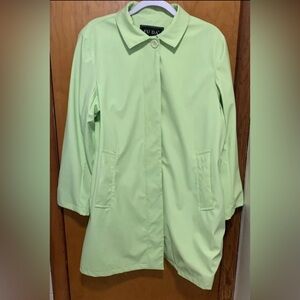 Fu Da FuDa Light Mint Green Rain Coat Medium Polyurethane PVC